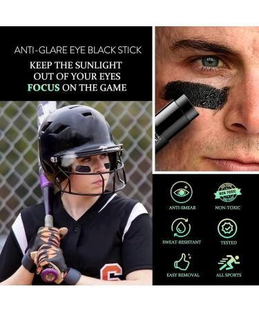 Black Face Body Paint Stick - Non-Toxic Eye Black for Football Baseball Softball Halloween Cosplay & SFX Makeup - Buy Online on GoSupps.com