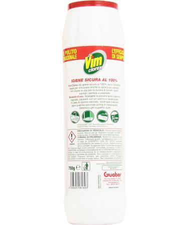 Vim Clorex Hard Surface Detergent 100% Safe Hygiene 12 x 750g - Buy Online on GoSupps.com