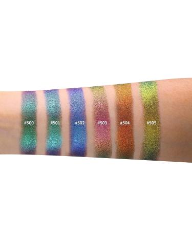 CHARMACY Duochrome Eyeshadow - Insane Shifters Chameleon Eyeshadow for High-Impact Metallic Eye Looks - 100% Vegan & Cruelty Free - 1.9g (500) - Buy Online on GoSupps.com
