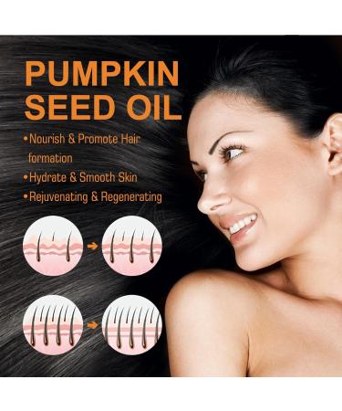 Pumpkin Seed Oil Boost Hair Growth for Eyelashes Pumpkin Seed for Healthier Hair Pumpkin Oil for Hair Eyebrows & Dry Damaged Hair Pure Pumpkin Oil for Hair Growth - Buy Online on GoSupps.com