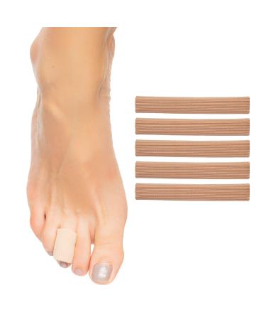 ZenToes Open Toe Tubes Fabric Gel Lined Sleeve Protectors for Corns, Blisters, Hammertoes - 5 Pack - 29 of Tubing (Medium) Medium (Pack of 5) - Buy Online on GoSupps.com