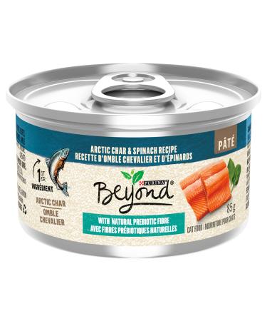 Beyond Wet Cat Food Arctic Char & Spinach Pate - 85 g Can (12 Pack)