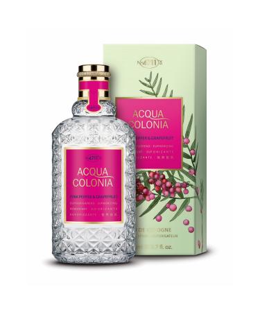 Maurer & Wirtz 4711 Acqua Colonia Pink Pepper & Grapefruit Eau De Cologne Spray Unisex 170ml/5.7oz Wood 5.7 Fl Oz (Pack of 1)