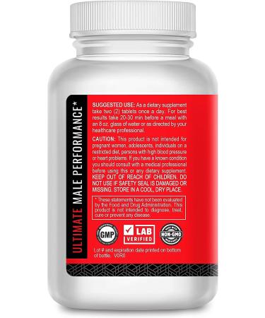 Mr Man Male Enlargement Pills- Size Enhancing Supplement for Men- Add Over 3 in 90 Days- 60 Tablets - Buy Online on GoSupps.com