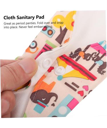 Healifty 15 Pcs Organic Washable Sanitary Pads | Reusable Cloth Menstrual Pads & Nursing Pads Assorted Colors | Bamboo Incontinence Pads for Women | Eco-Friendly Ladies Panties Liner - Pack of 1 - Buy Online on GoSupps.com