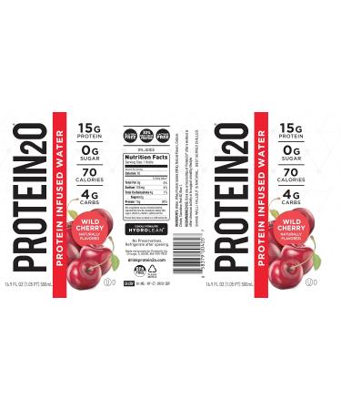 Protein2o Flavored Protein Water - Berry Splash 12 Pack | Hydrate with Mixed Berry Protein - Buy Online on GoSupps.com