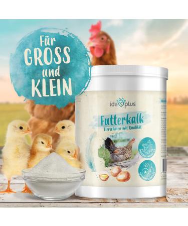 Ida Plus Futterkalk - Premium Feed Lime for Chickens | Minerals & Vitamins for All-Round Care | 1 kg - Buy Online on GoSupps.com
