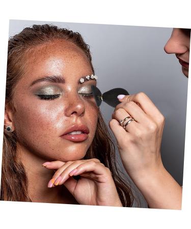 FRCOLOR 2pcs Eyeshadow Stamp Applicator - Durable Eye Makeup Tool for Perfect Crease & Seal - Black | International Shipping - Buy Online on GoSupps.com