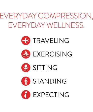 VIM & VIGR Compression Socks - 20-30 mmHg Graduated Support (Navy & Red Stripe Large/X-Large) - Perfect for Travel & Daily Wear - Buy Online on GoSupps.com