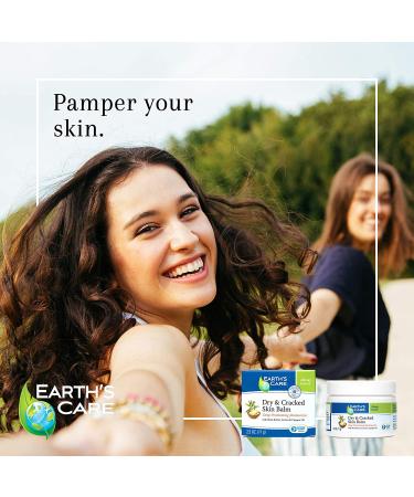 Earth's Care Dry & Cracked Skin Balm 2.5 oz - Nourishing Relief for Dry Skin - Buy Online on GoSupps.com