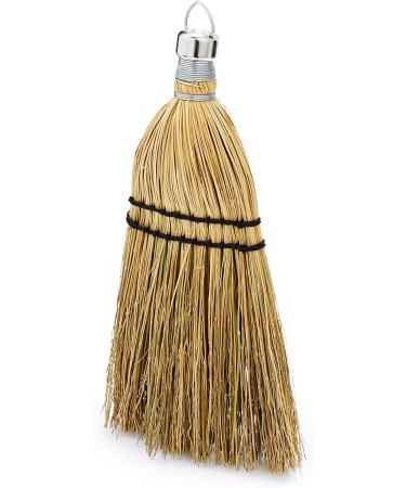 Rubbermaid Commercial 12 Inch Corn Whisk Broom - Yellow Flagged Natural Bristles for Multi-Surface Sweeping | Ideal for Porches, Floors, Decks, Driveways, and Sidewalks - Buy Online on GoSupps.com