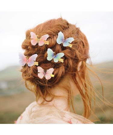 Butterfly Hair Clips 10 Pieces Mini Cute Butterfly Hair Accessories with Diamond Decorations Glitter Barrettes Butterfly Snap Hair Clips for Teens Women Hair Accessories Multicolor Multicolor Butterfly-10P - Buy Online on GoSupps.com