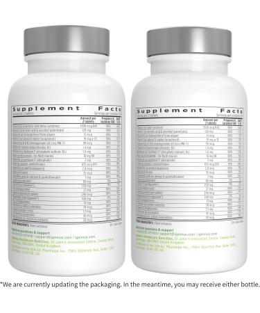 Advanced Prenatal Multivitamin & Pharmepa Complete EPA DHA rTG Omega 3 1000mg Pregnancy Support Bundle by Igennus - Buy Online on GoSupps.com