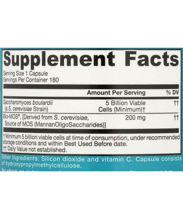 Jarrow Formulas Saccharomyces Boulardii Probiotics + MOS 5 Billion CFU Probiotic Yeast & Doctor's Best High Absorption Magnesium Glycinate Lysinate Unflavored + Glycinate Lysinate 180 Servings (Pack of 1) - Buy Online on GoSupps.com