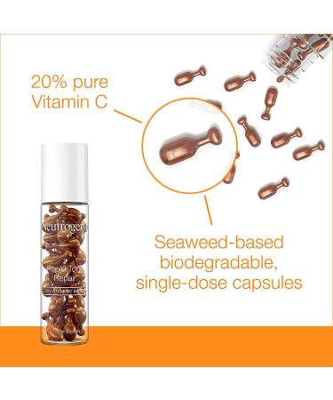 Neutrogena Rapid Tone Repair Vitamin C Serum Capsules - 20% Formula | 30 Count - Buy Online on GoSupps.com