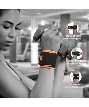 TYNOR Wrist Support (Neo) - Black Universal Pack of 2 (Without Thumb) | Boost Comfort & Support for Athletes - Buy Online on GoSupps.com