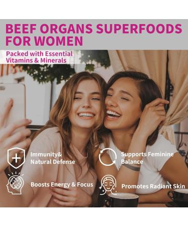 Well&Whole Grass Fed Beef Liver Gummies and Beef Organ Gummies for Women - Buy Online on GoSupps.com