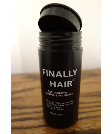 Finally Hair Keratin Hair Building Fibers Refill Bag Kit - 50g + Empty Applicator Bottle - Buy Online on GoSupps.com