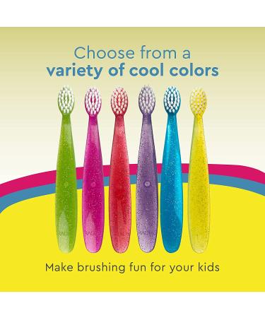 RADIUS Totz Extra Soft Toothbrush for 18+ Months - Clear Sparkle - Buy Online on GoSupps.com