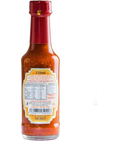 Dr Trouble Lemon Chilli Sauce HOT 125ml - Finest African Hot Sauce Gift Box - Buy Online on GoSupps.com