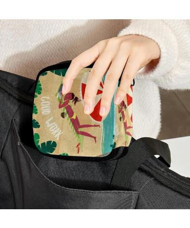 GIAPB Period Bag - Sanitary Napkin & Makeup Storage Pouch for Periods & Beach Days - Color5266 - Buy Online on GoSupps.com