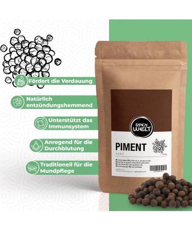 AAPACK UG Spicy Welt Allspice Whole 100g Whole Allspice Berries for Stews Marinades & Preserving Aromatic Warm & Complex 100 Natural & Without Additives - Buy Online on GoSupps.com