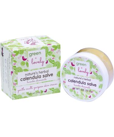 Organic Calendula Salve (Lavender Chamomile) Eczema Cream 2 oz - Buy Online on GoSupps.com