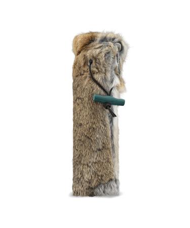 Romneys rabbit dummy | Standard dummy 500g covered with real rabbit fur | Wild retrieving toy for hunting dog training
