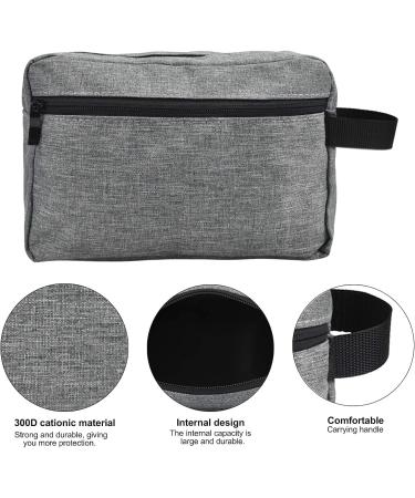 Chstarina Waterproof Makeup Bag | Travel Cosmetic Bag & Toiletry Bag for Women & Girls - Gray - Buy Online on GoSupps.com