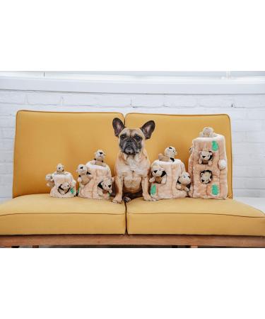 Outward Hound Kyjen Hide A Squirrel Jumbo Plush Dog Toy - 4-Piece Squeaky Toy for Dogs | International Shipping Available - Buy Online on GoSupps.com