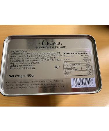 Churchill's Confectionery Buckingham Palace 150g English Toffees - Buy Online on GoSupps.com