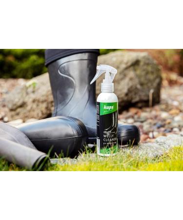 Kaps Welly Boot Cleaner | Wellington Boot and Rubber Footwear Cleaning Spray | UV Protection Boot and Shoe Care 200 ml - 7 fl. oz. - Buy Online on GoSupps.com