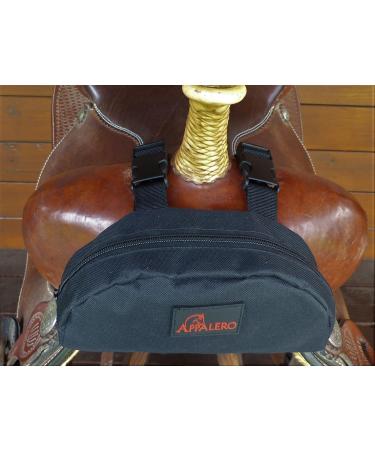 APPALERO Black Pommel Pocket Saddlebag - Durable Western Pannier for Equestrian Adventures | International Shipping Available - Buy Online on GoSupps.com