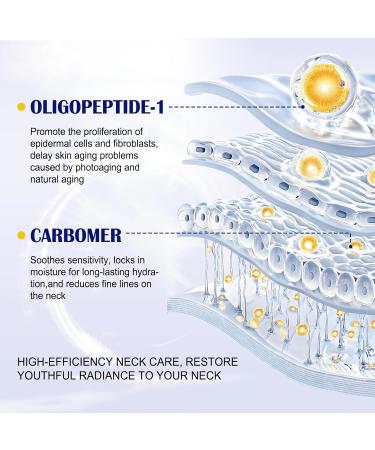 Nascence Neck Firming Cream with Roller Anti-Aging Neck & Chest Cream with Multi-Peptide Collagen Hyaluronic Acid Carnosine Ceramide Hydrating & Tightening & Lifting Cream (yellow-01) - Buy Online on GoSupps.com