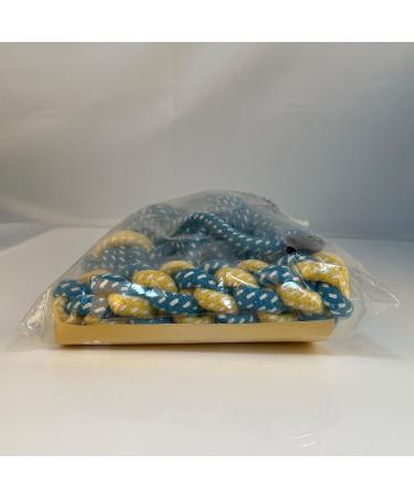 Etaccu 8-Piece Dog Toy Set - Indestructible 100% Cotton Rope Toys for Small Dogs - Interactive & Durable Puppy Toys (Blue) - Buy Online on GoSupps.com