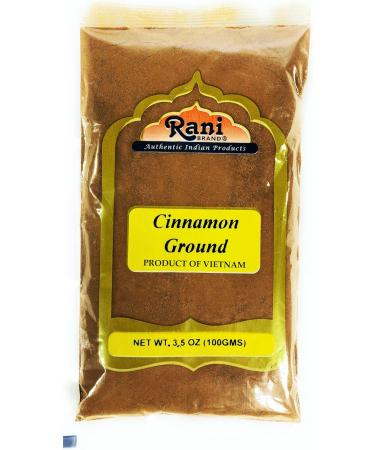 Rani Cinnamon Powder (Ground) Spice 3.5oz (100g) - All Natural, Vegan, Gluten-Friendly, NON-GMO | 100g Bag - Buy Online on GoSupps.com