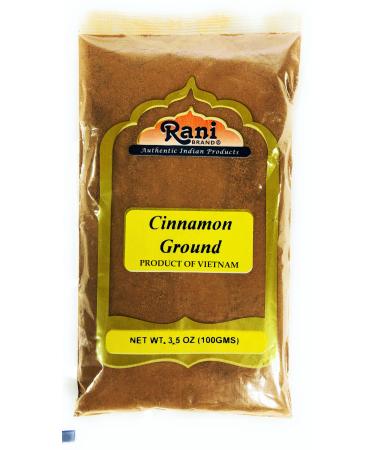 Rani Cinnamon Powder (Ground) Spice 3.5oz (100g) All Natural | Salt-Free | Vegan | No Colors | Gluten Friendly | NON-GMO Cinnamon Ground (Bag) 100 g (Pack of 1)