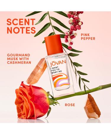 Jovan I Want You To Want Me Eau de Parfum 1.7 fl oz (Pack of 1) Notes of Pink Pepper Musk and Rose Unisex Fragrance Long Lasting Everyday Fragrance Travel Size I Want You To Want Me 1.7 Fl Oz (Pack of 1) - Buy Online on GoSupps.com