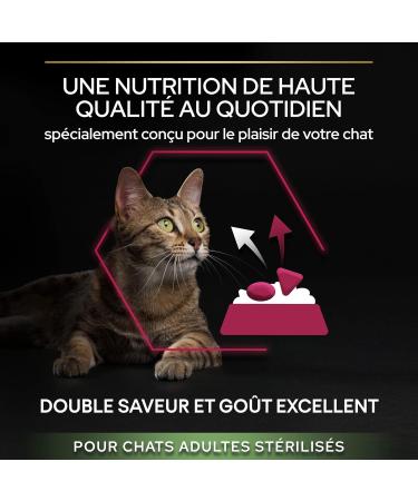 PURINA PRO PLAN | Sterilised Adult 1+ Savoury Duo | Rich in Duck and Liver | Dry Food | Cat | 3kg Bag - Buy Online on GoSupps.com