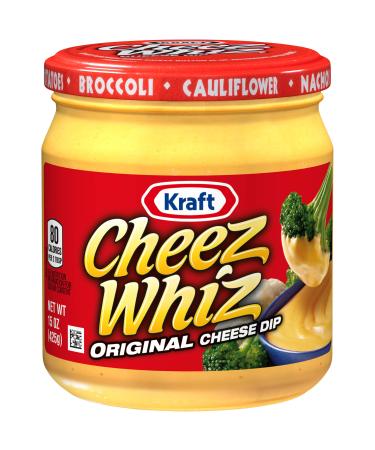 Cheez Whiz Original Cheese Dip, 15 oz Jar 15 Ounce (Pack of 1)