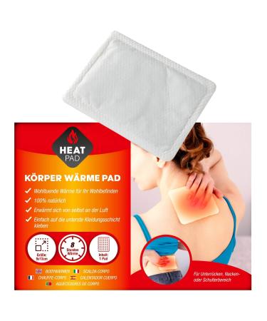 Heat Patch Back Body Heat Pad Self-Adhesive 10/24 Pieces 100% Natural (24)