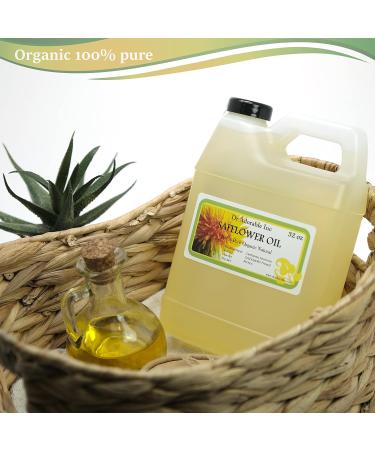 Buy Dr Adorable 32 oz Safflower Oil - 100% Pure Natural High Oleic Organic Cold Pressed - International Shipping Available - Buy Online on GoSupps.com