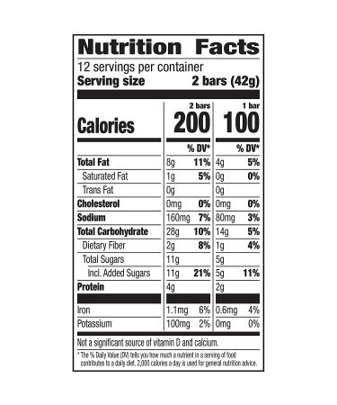 Nature Valley Crunchy Granola Bar Peanut Butter 17.88 oz Value Pack - 12 Count Box - Buy Online on GoSupps.com