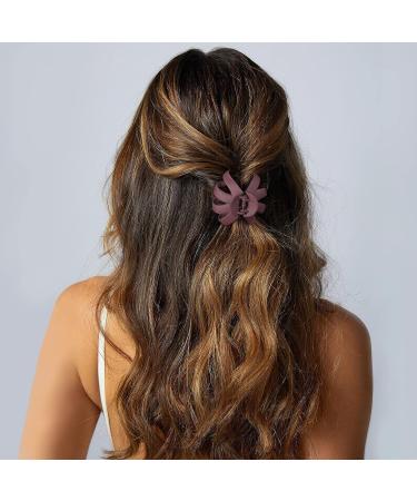 5PCS Large Octopus Hair Claw Clips - Non-slip Strong Hold Matte Clips for Thick Hair - Set of 5 in Black, Gray, Blue, Pink, Brown - 3 Inch Spider Claw Clips for Women and Girls - Buy Online on GoSupps.com