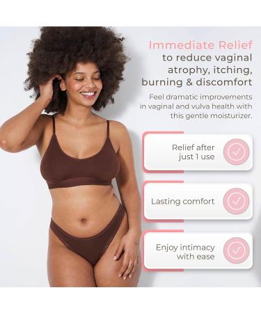Vaginal Moisturizer for Dryness Relief | pH Balanced Vulva Balm | Hormone-Free Menopause Support | All Ages & Skin Types | 2oz - Buy Online on GoSupps.com