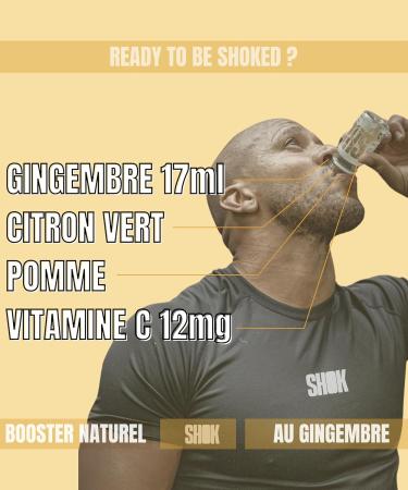Shot SHOK powerful in ginger! Special offer Dry January: buy 2 get 1 free!! No added sugar I No additives I Sa - Buy Online on GoSupps.com