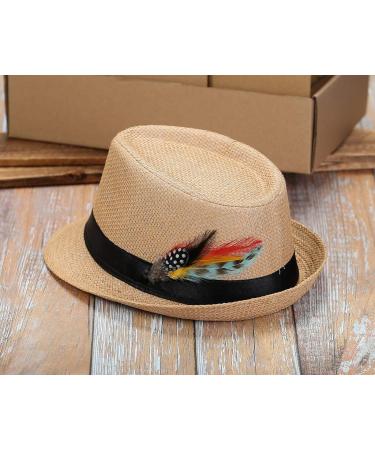 FALETO Hat Feathers 12 Pcs - Assorted Natural Feather Packs for Hats and Accessories - Buy Online on GoSupps.com