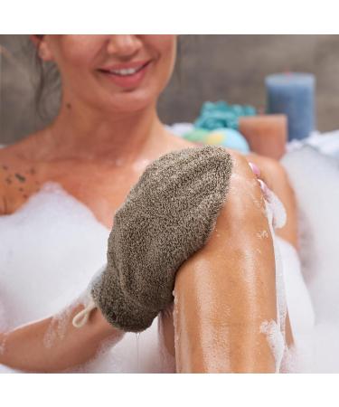 100% Natural Linen Peeling Glove | Body & Face Bath Sponge | Hamam Exfoliation for Soft Skin - International Shipping Available - Buy Online on GoSupps.com