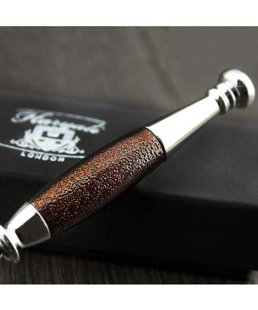 Haryali London 3 Blade Safety Razor | Hand Assembled Maroon Antique Handle for Men Perfect for Beard & Mustache Grooming - Buy Online on GoSupps.com