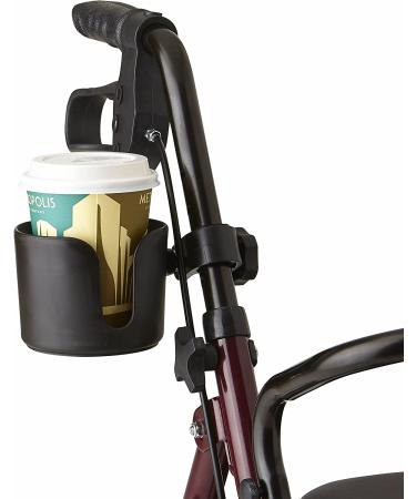 Medline Black Walker Cup and Cane Holder - 13.6 oz - Buy Online on GoSupps.com